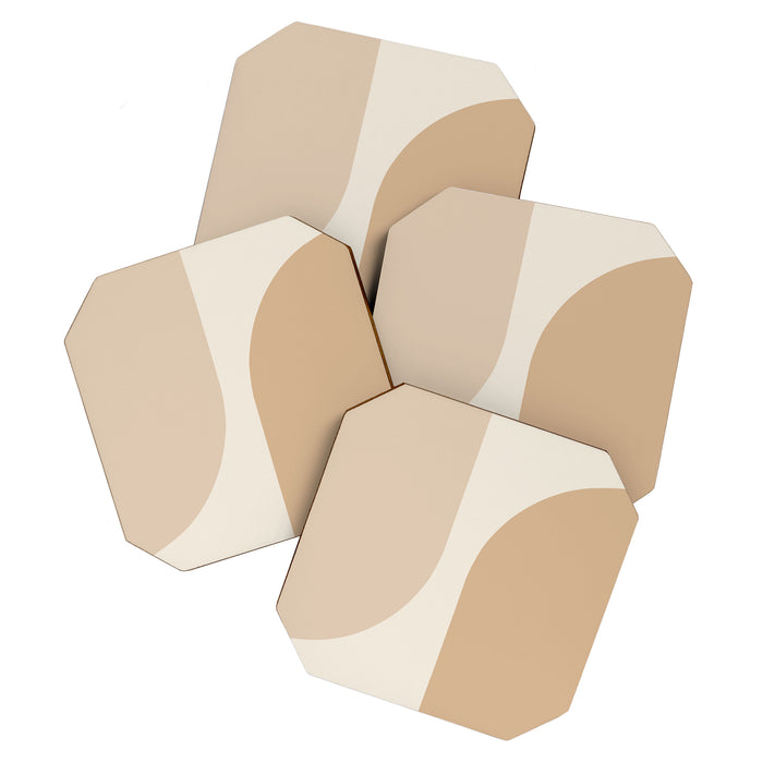 Modern Minimal Arch Abstract XIX Coaster Gallery Image 1
