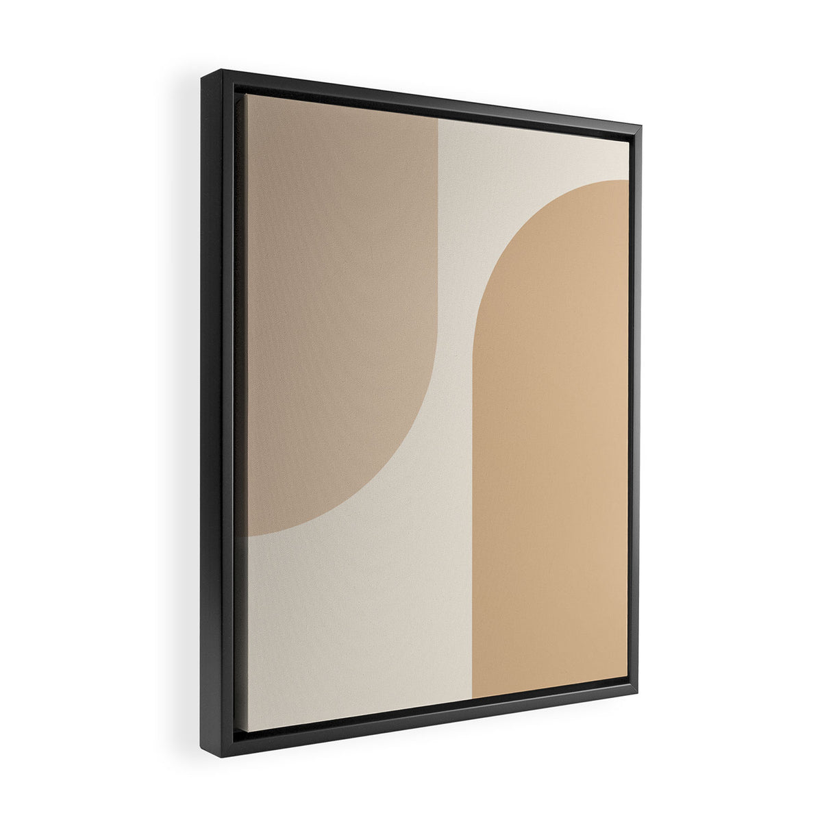 Modern Minimal Arch Abstract XIX Framed Canvas Print Gallery Image 2