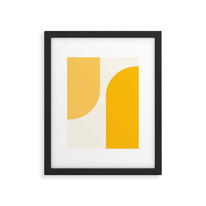 Modern Minimal Arch Abstract XLIV Framed Art Print Gallery Image 1