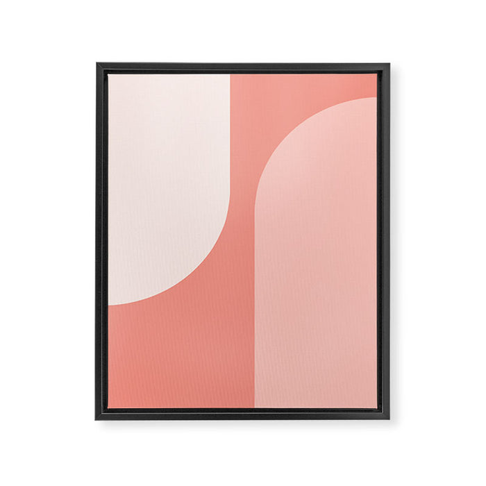 Modern Minimal Arch Abstract XLVI Framed Canvas Print Gallery Image 1