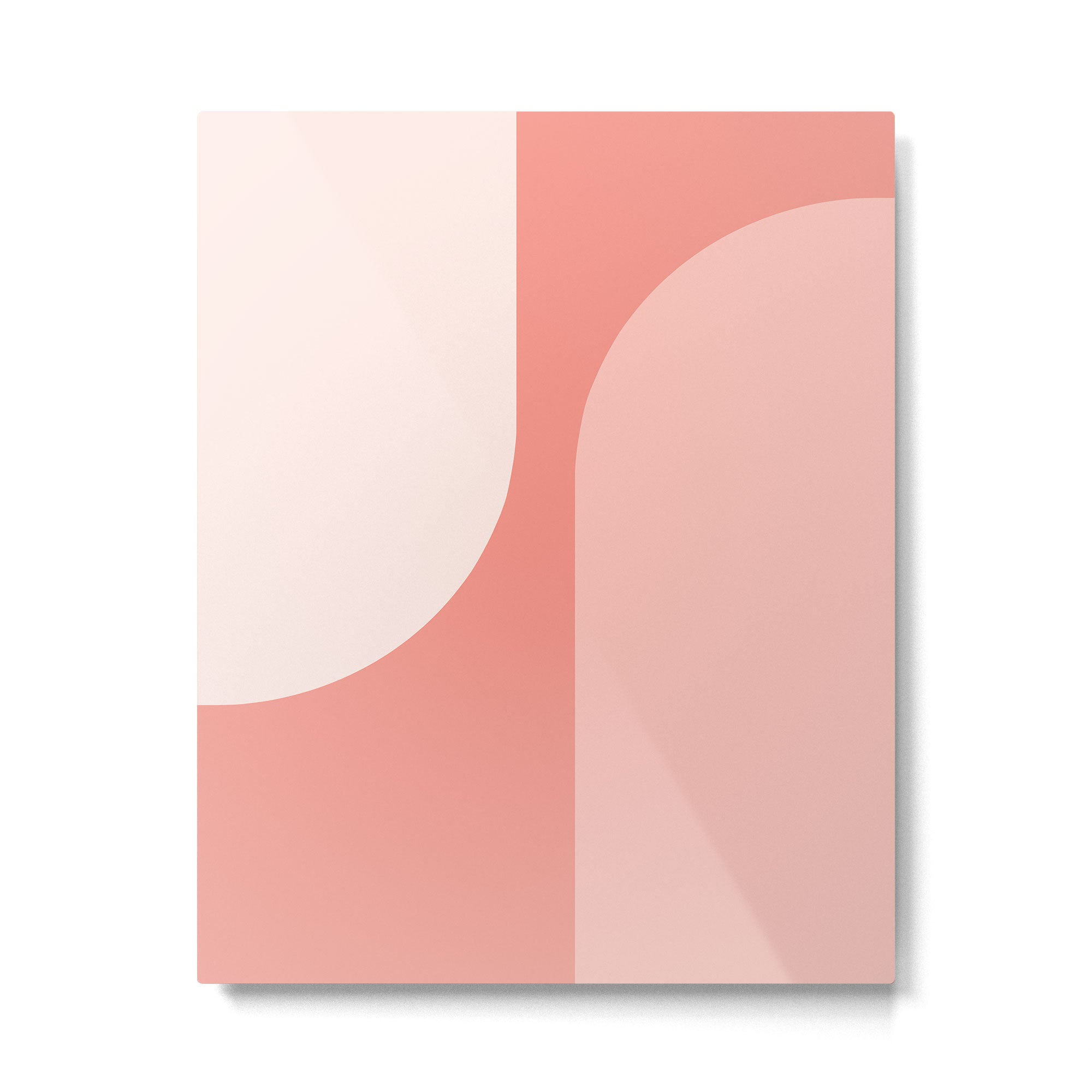 Modern Minimal Arch Abstract XLVI Metal Print Gallery Image 4