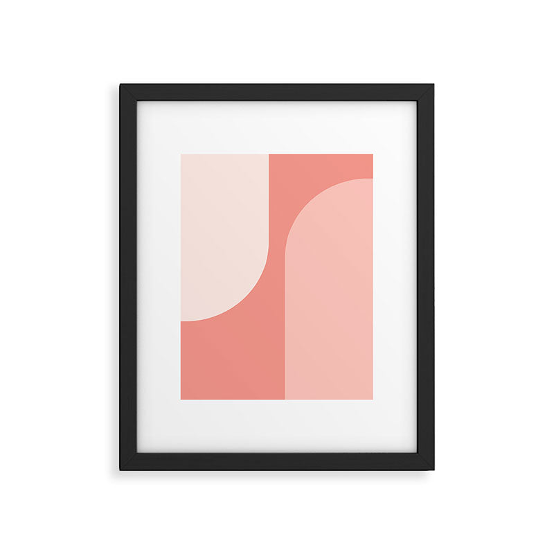 Modern Minimal Arch Abstract XLVI Framed Art Print Gallery Image 5