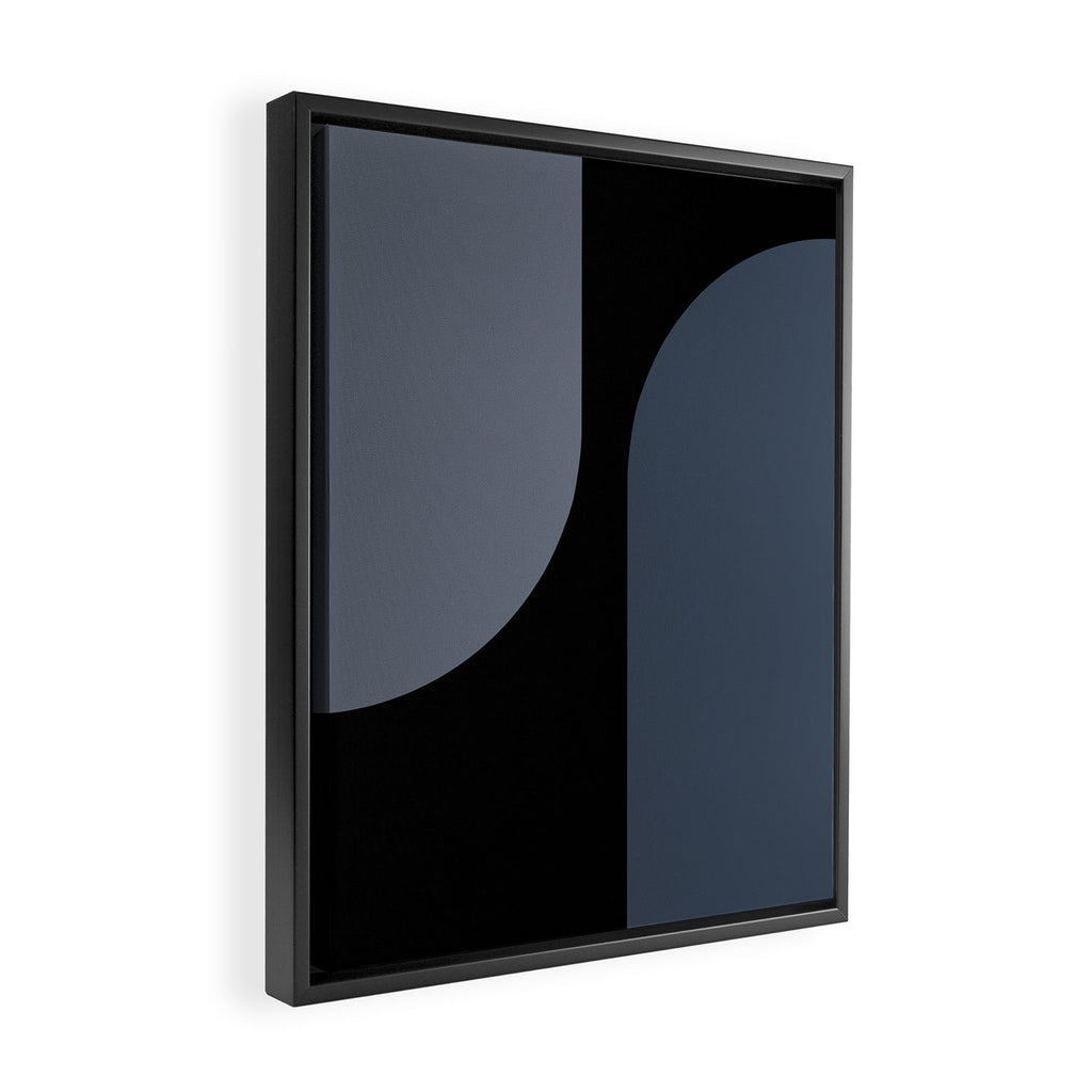 Modern Minimal Arch Abstract XV Framed Canvas Print Gallery Image 2
