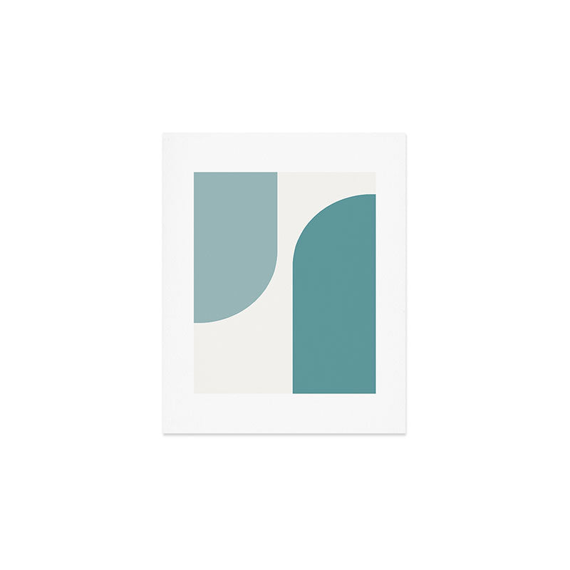Modern Minimal Arch Abstract XX Art Print Gallery Image 1