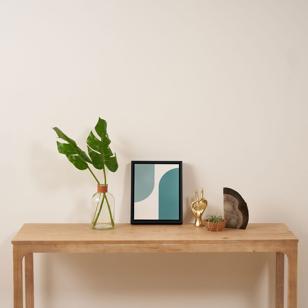 Modern Minimal Arch Abstract XX Framed Canvas Print Gallery Image 4