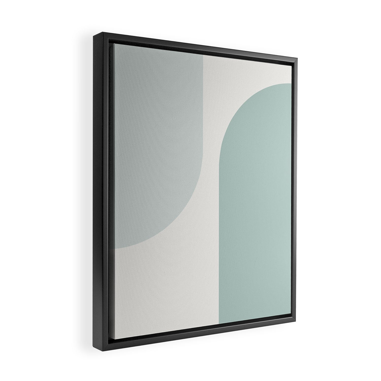Modern Minimal Arch Abstract XXXV Framed Canvas Print Gallery Image 2