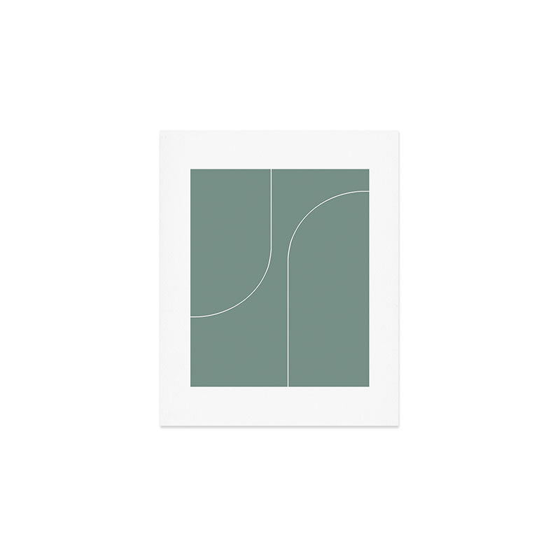 Modern Minimal Line Abstract XXIV Art Print Gallery Image 1