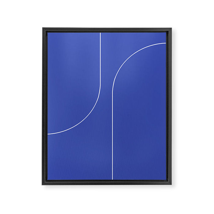 Modern Minimal Line Abstract I Framed Canvas Print Gallery Image 1