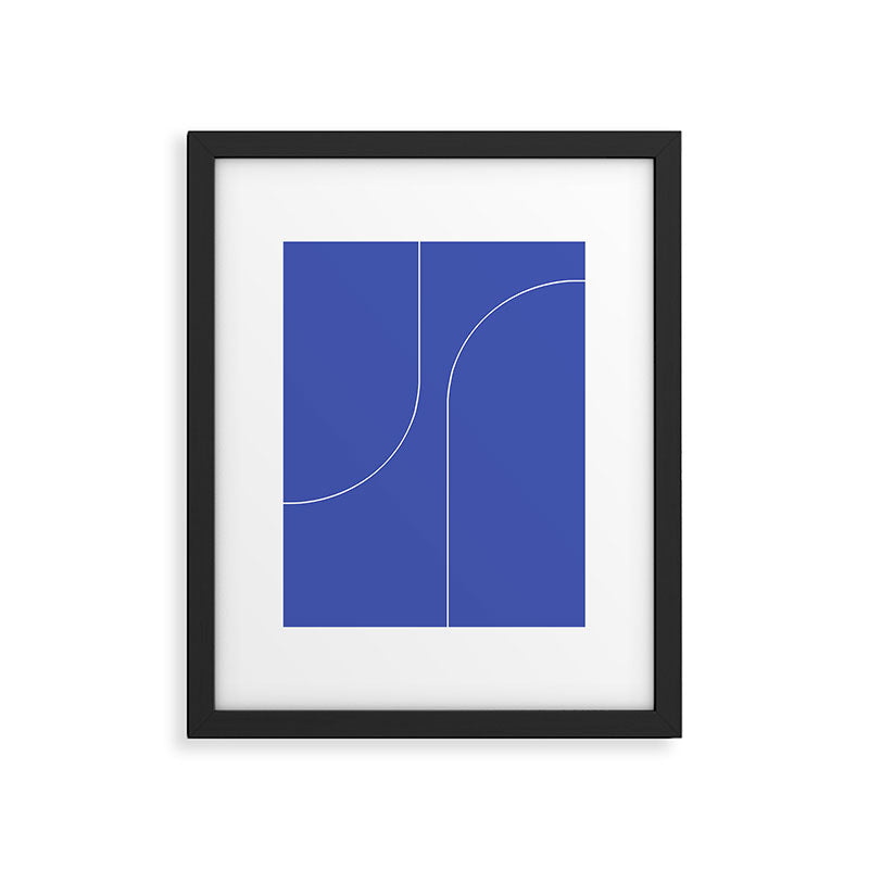 Modern Minimal Line Abstract I Framed Art Print Gallery Image 5