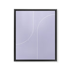 Modern Minimal Line Abstract V Framed Canvas Print Gallery Image 6