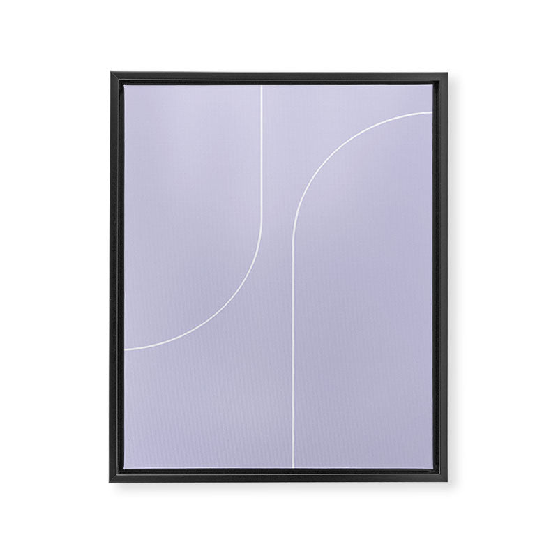 Modern Minimal Line Abstract V Framed Canvas Print Gallery Image 6