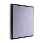 Modern Minimal Line Abstract V Framed Canvas Print Gallery Image 2