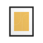 Modern Minimal Line Abstract VI Framed Art Print Gallery Image 5