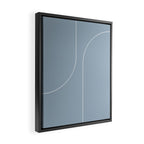 Modern Minimal Line Abstract XIII Framed Canvas Print Gallery Image 2