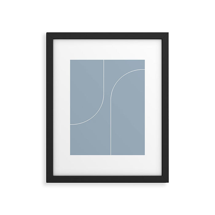 Modern Minimal Line Abstract XIII Framed Art Print Gallery Image 1