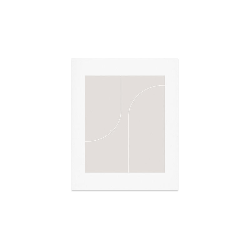 Modern Minimal Line Abstract XLIII Art Print Gallery Image 1