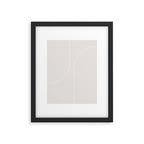 Modern Minimal Line Abstract XLIII Framed Art Print Gallery Image 5