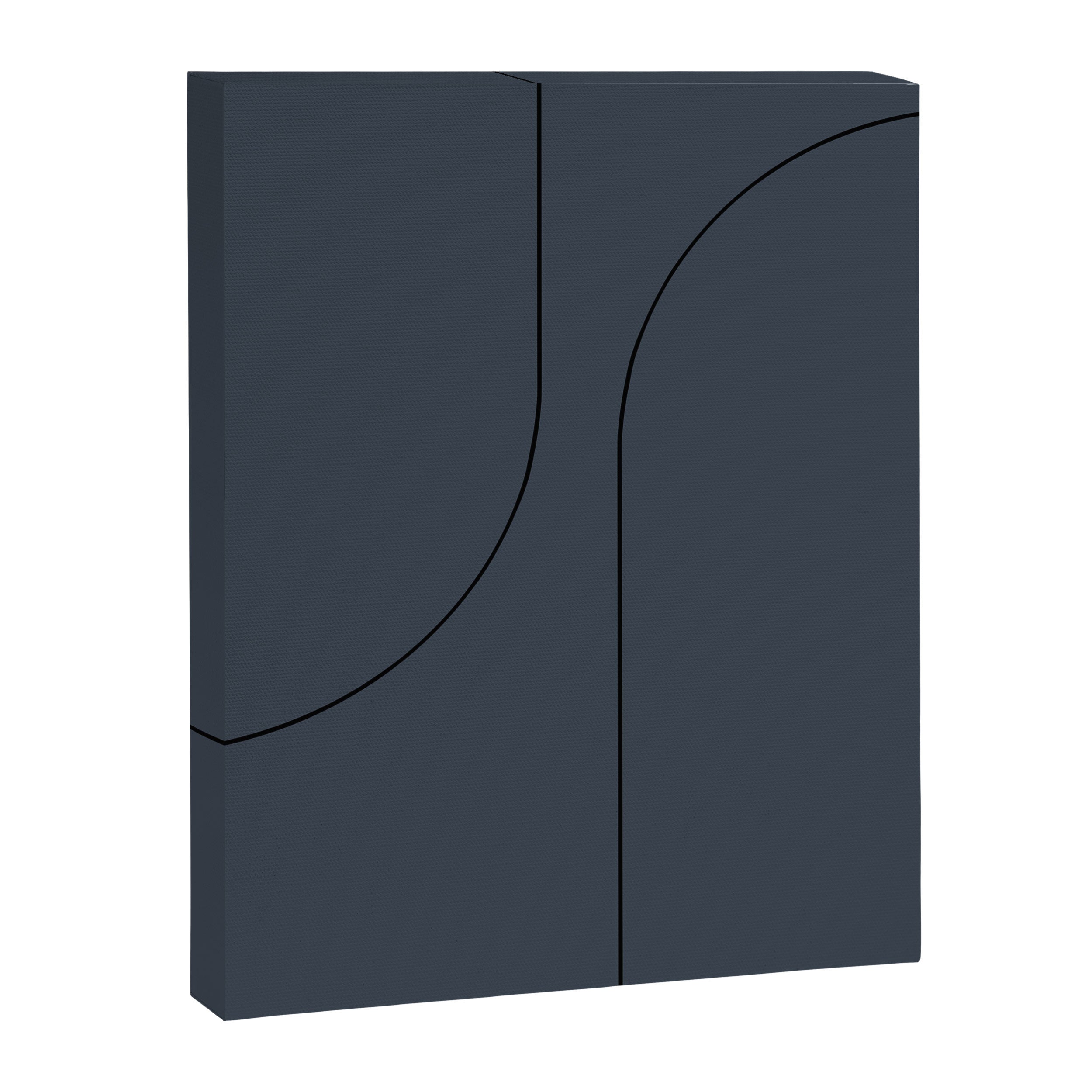 Modern Minimal Line Abstract XXXI Canvas Print Gallery Image 6