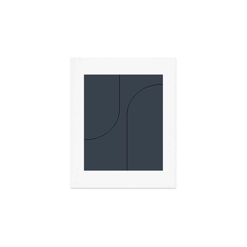 Modern Minimal Line Abstract XXXI Art Print Gallery Image 1