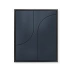 Modern Minimal Line Abstract XXXI Framed Canvas Print Gallery Image 6