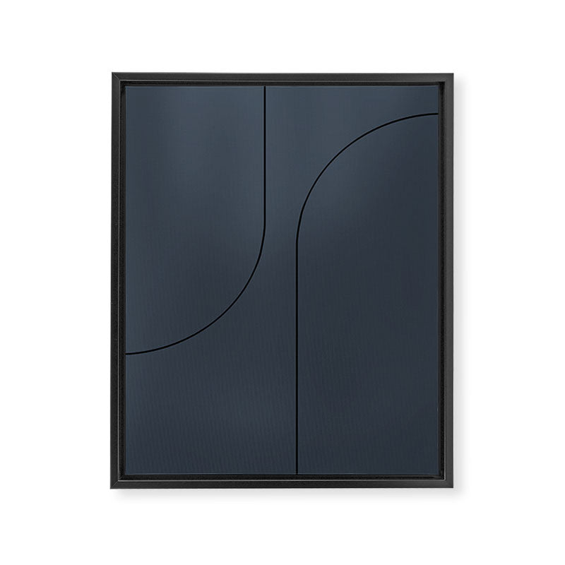 Modern Minimal Line Abstract XXXI Framed Canvas Print Gallery Image 6