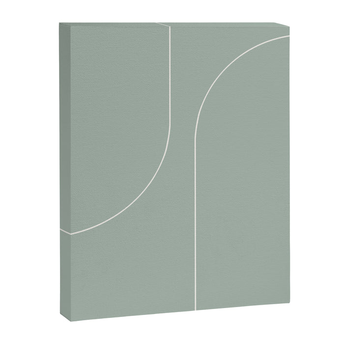 Modern Minimal Line Abstract XXXIX Canvas Print Gallery Image 1