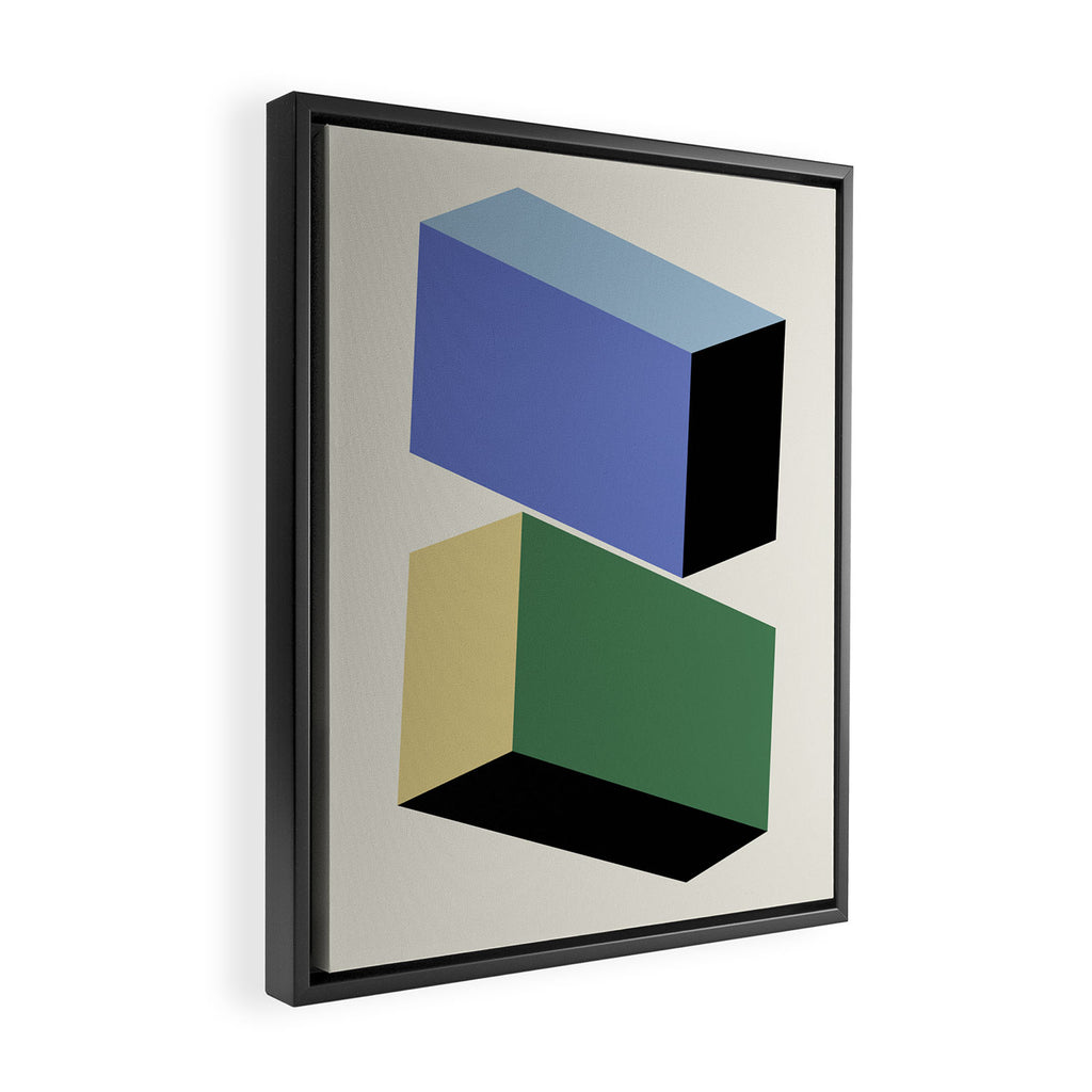 Modernist Objects I Framed Canvas Print Gallery Image 2