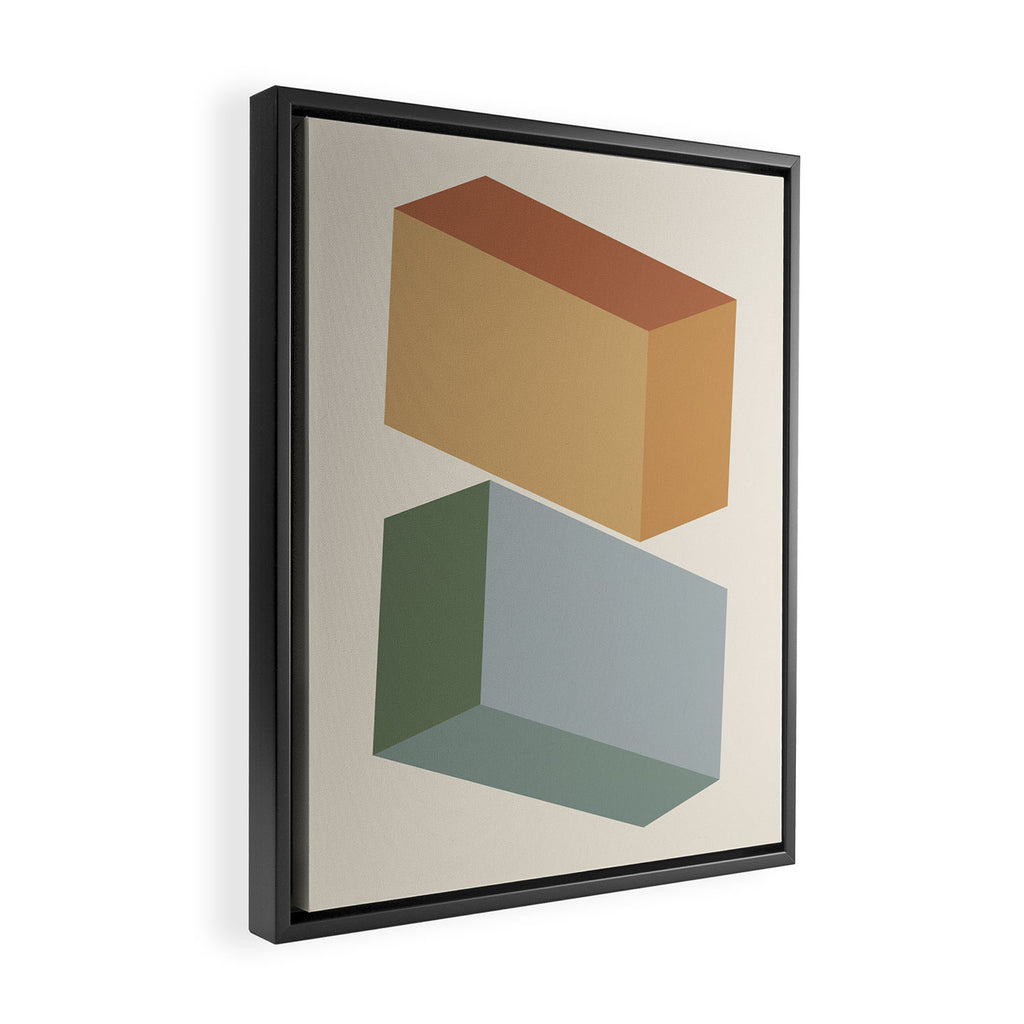 Modernist Objects IX Framed Canvas Print Gallery Image 2