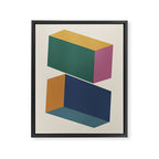 Modernist Objects VII Framed Canvas Print Gallery Image 6