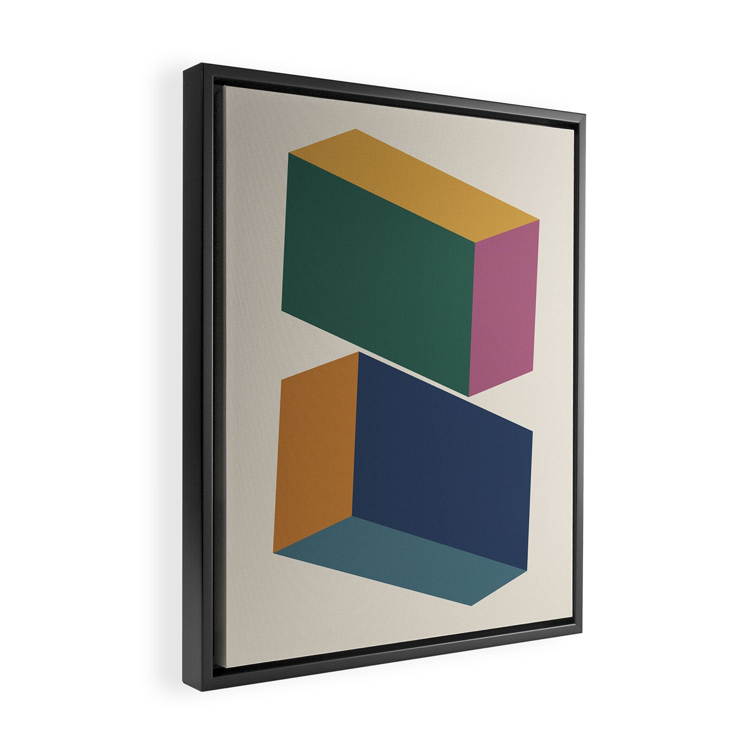 Modernist Objects VII Framed Canvas Print Gallery Image 2