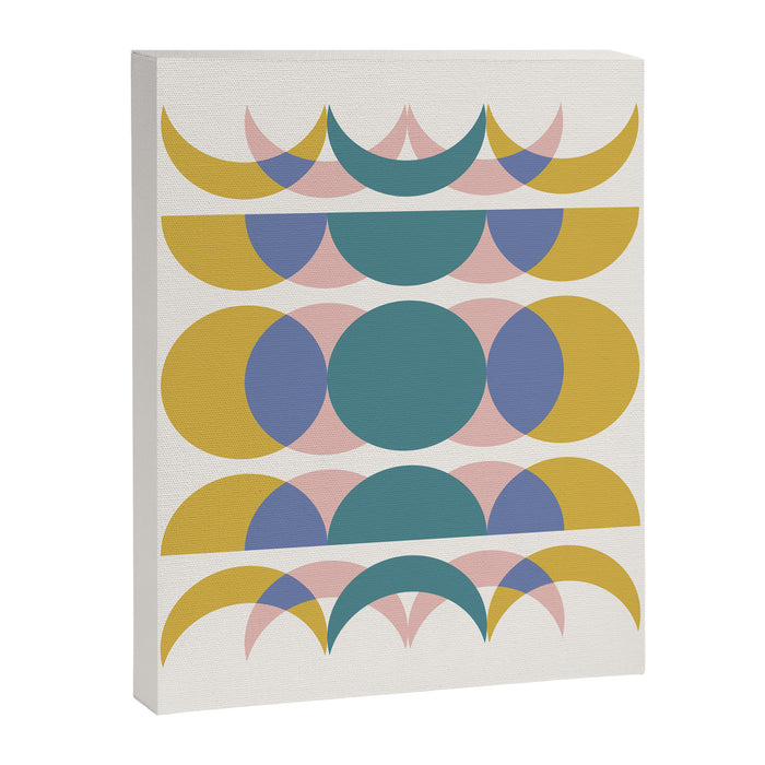 Moon Phases Abstract I Canvas Print Gallery Image 1