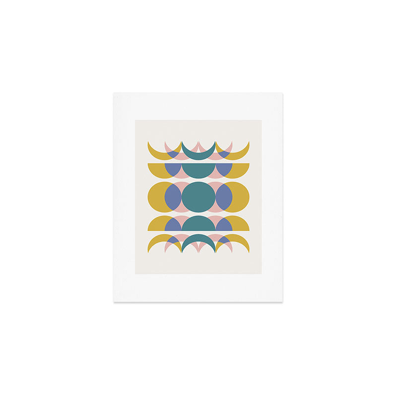 Moon Phases Abstract I Art Print Gallery Image 1