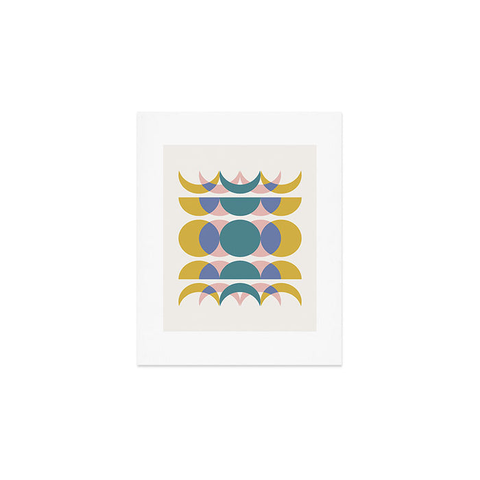 Moon Phases Abstract I Art Print Gallery Image 1