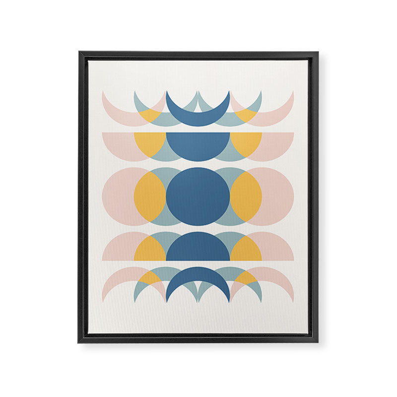 Moon Phases Abstract IV Framed Canvas Print Gallery Image 6