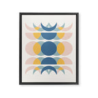 Moon Phases Abstract IV Framed Canvas Print Gallery Image 6