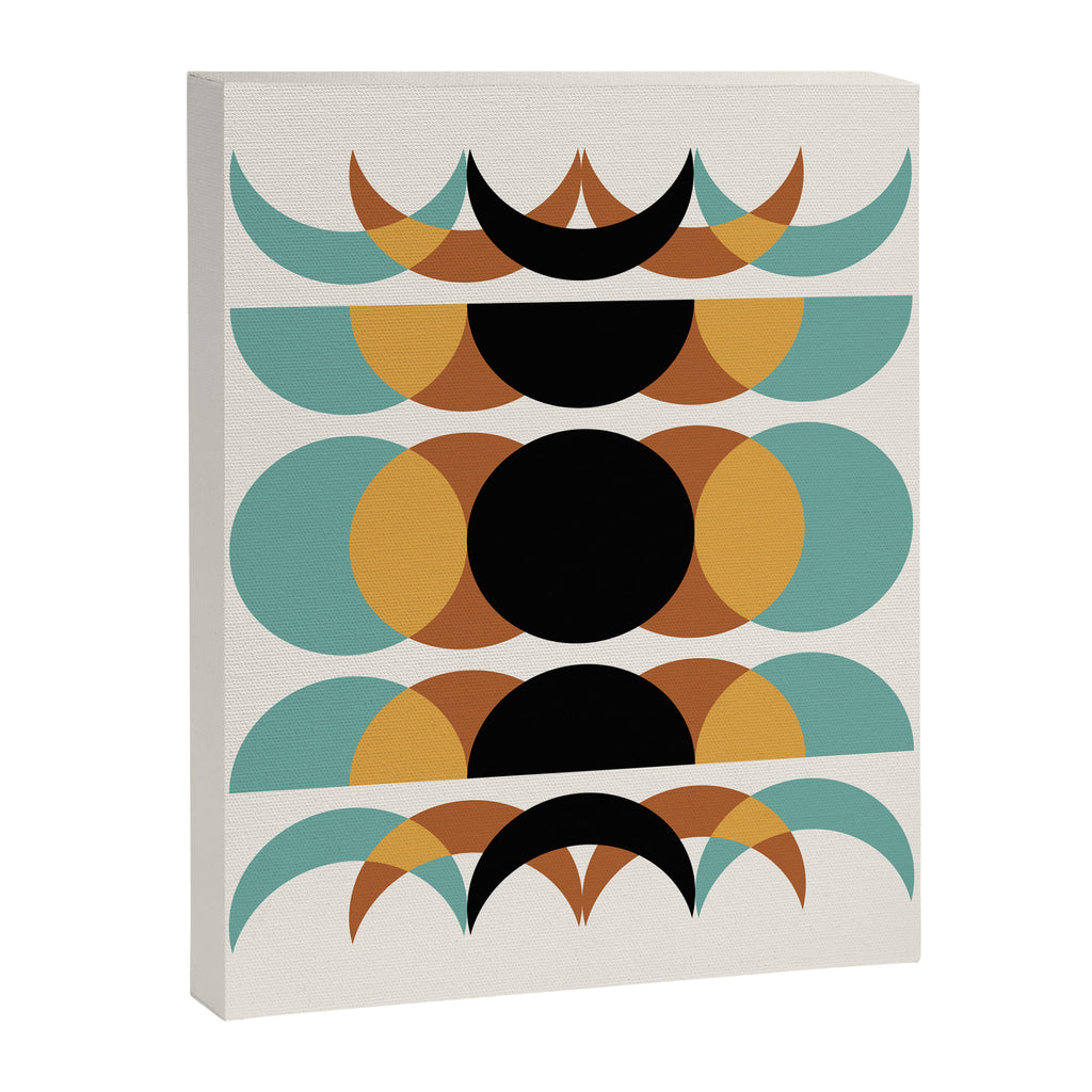 Moon Phases Abstract V Canvas Print Gallery Image 6
