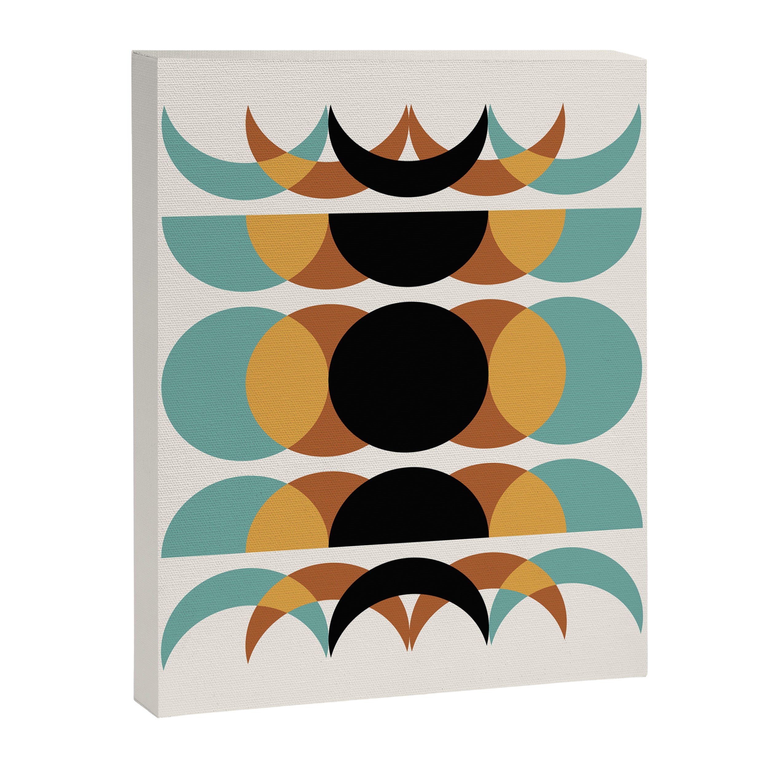 Moon Phases Abstract V Canvas Print Gallery Image 6