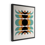 Moon Phases Abstract V Framed Canvas Print Gallery Image 2