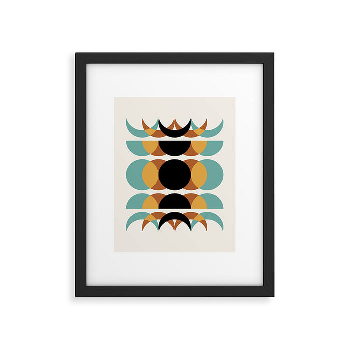 Moon Phases Abstract V Framed Art Print Gallery Image 1