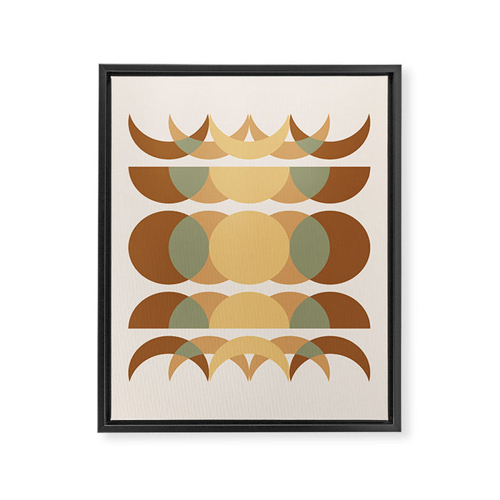 Moon Phases Abstract XIV Framed Canvas Print Gallery Image 1