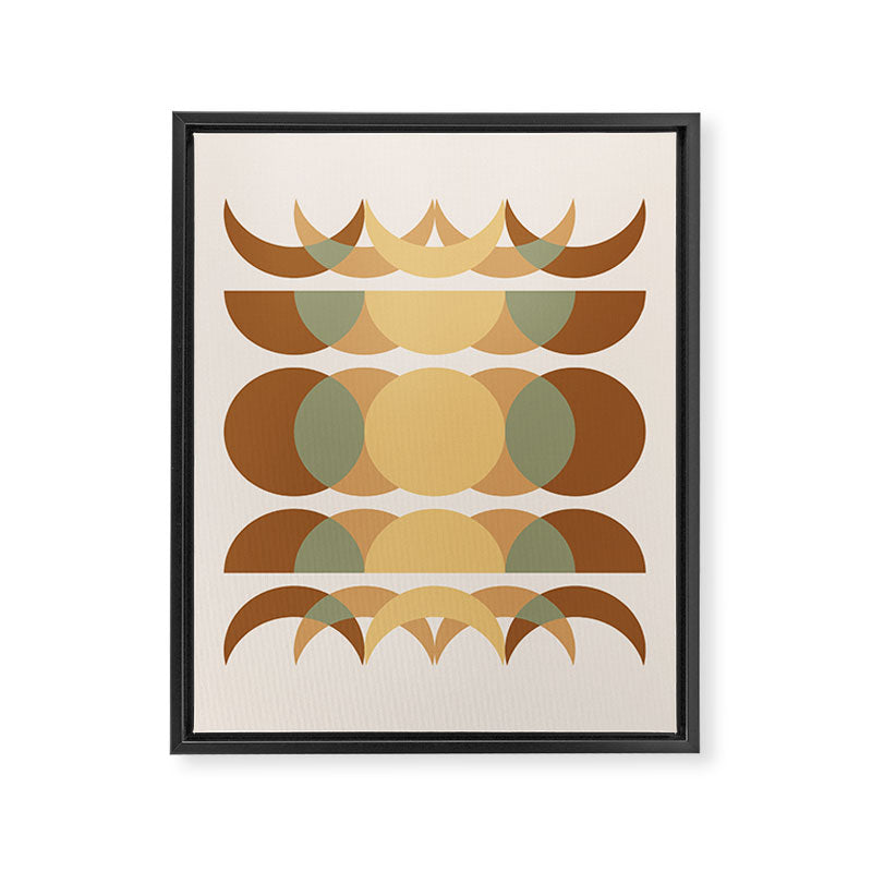 Moon Phases Abstract XIV Framed Canvas Print Gallery Image 6