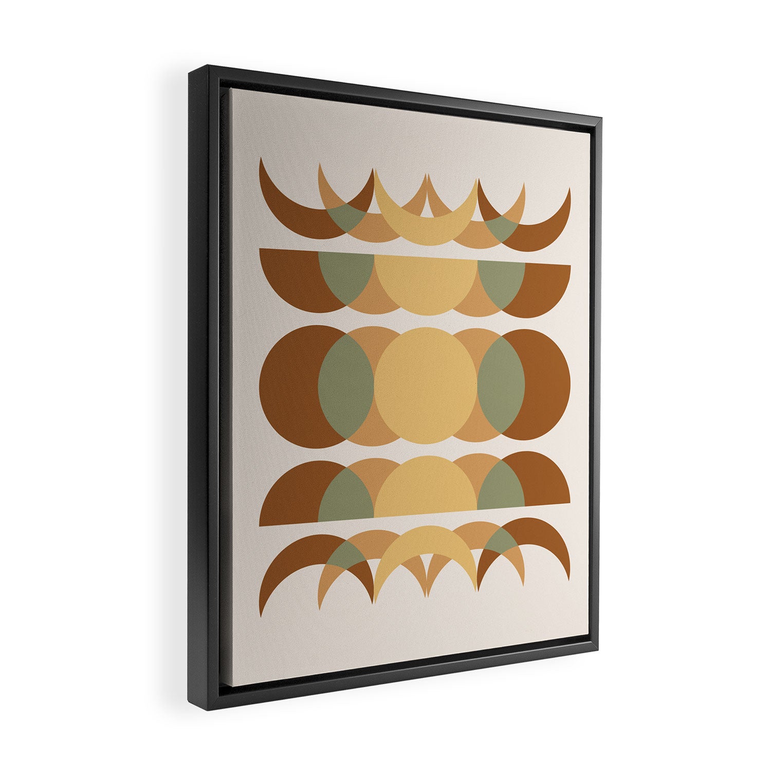 Moon Phases Abstract XIV Framed Canvas Print Gallery Image 2