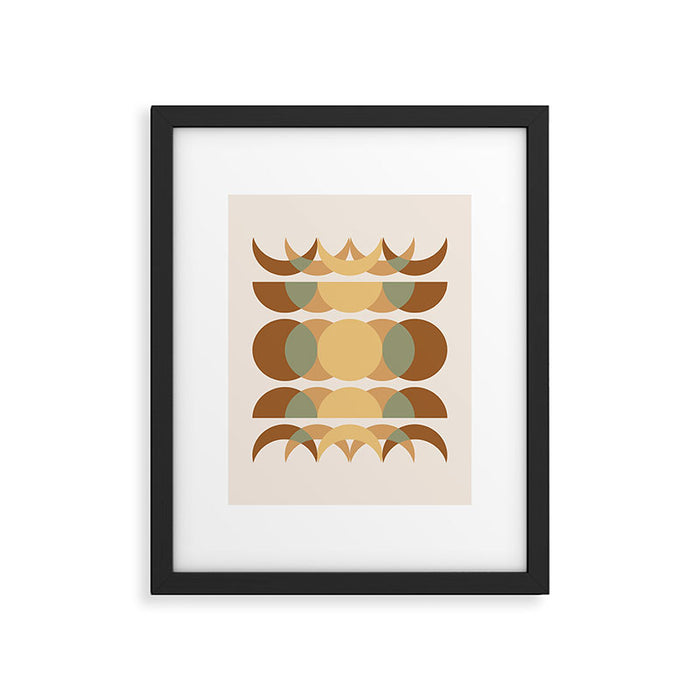 Moon Phases Abstract XIV Framed Art Print Gallery Image 1