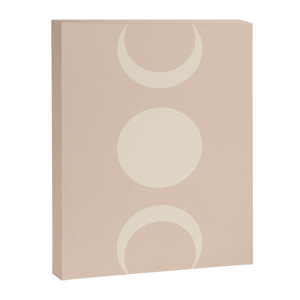 Moon Shapes Minimalism - Ethereal Light Canvas Print Gallery Image 8