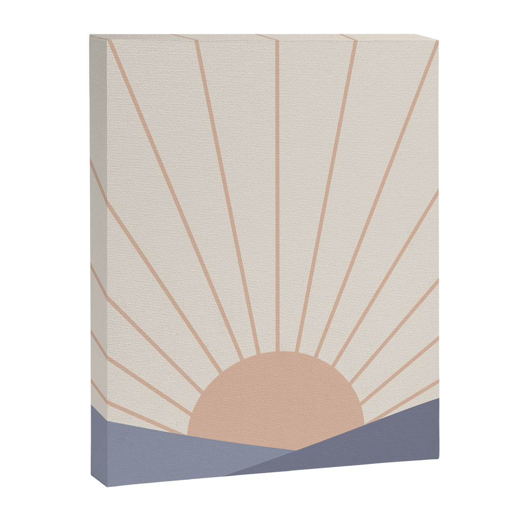 Morning Light - Blue Canvas Print Gallery Image 8