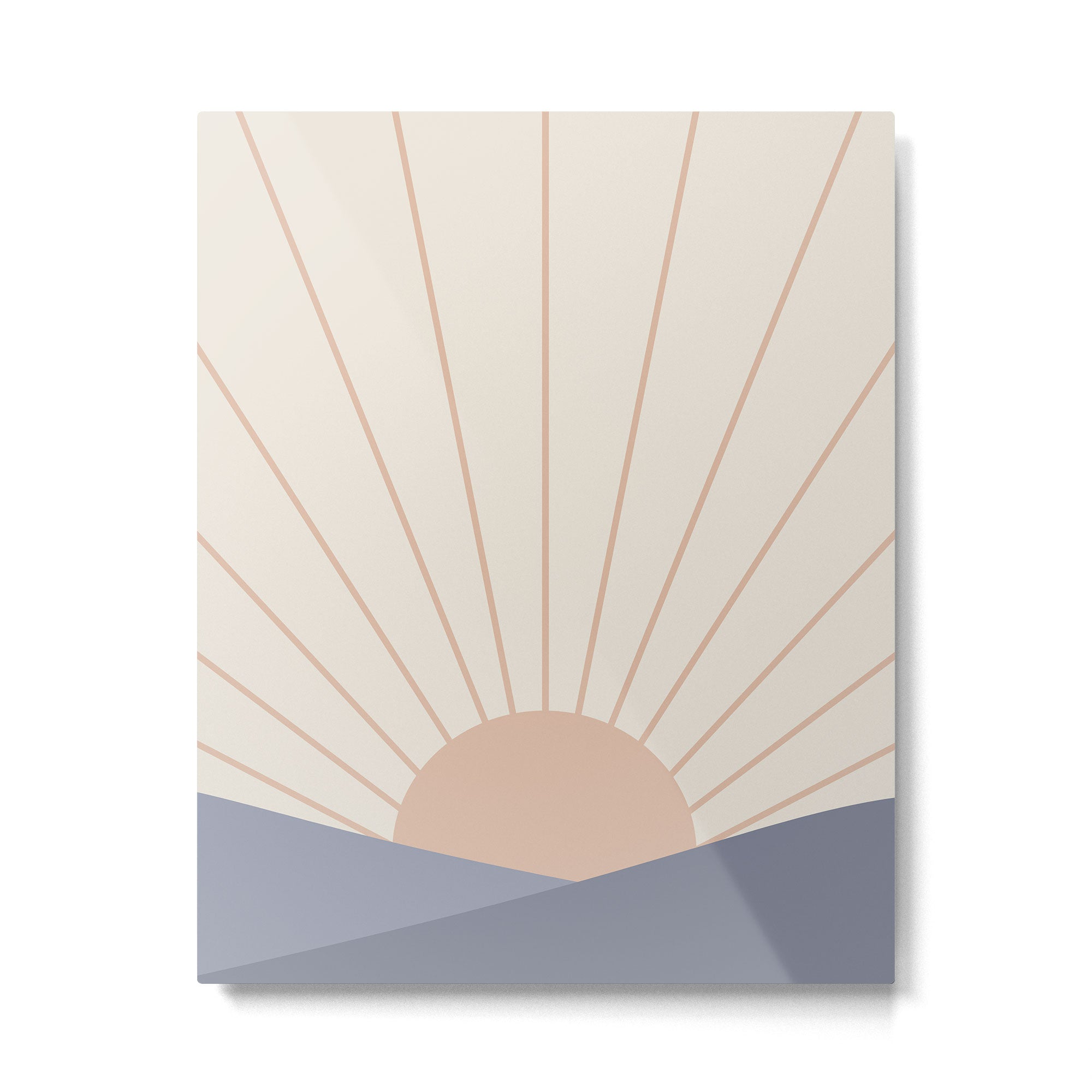Morning Light - Blue Metal Print Gallery Image 6