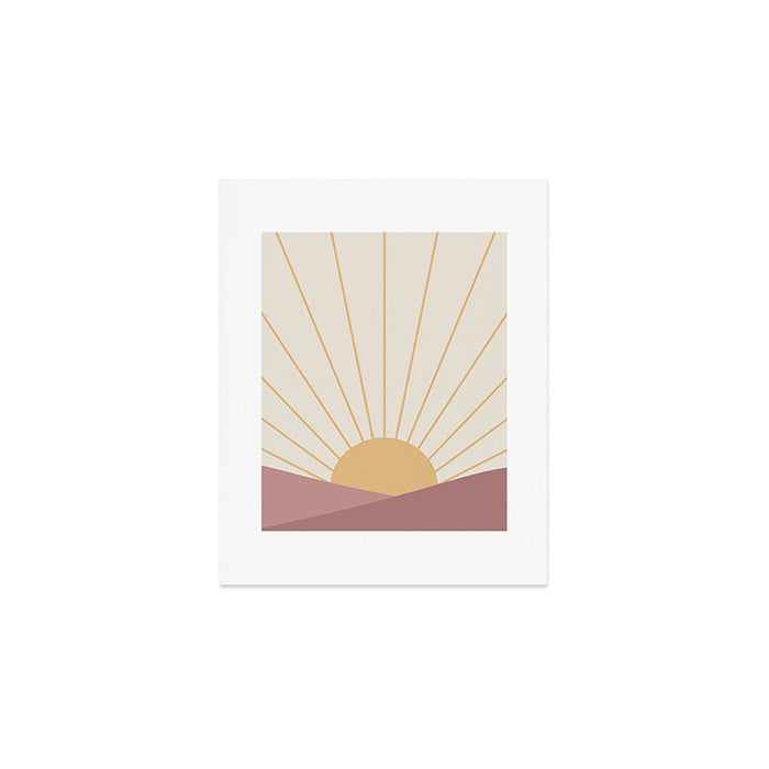 Morning Light - Pink Art Print Gallery Image 1