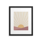 Morning Light - Pink Framed Art Print Gallery Image 4