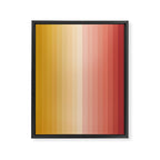 Multicolor Stripes XV Framed Canvas Print Gallery Image 8