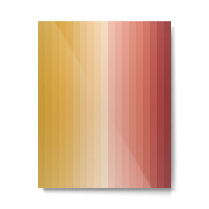 Multicolor Stripes XV Metal Print Gallery Image 1